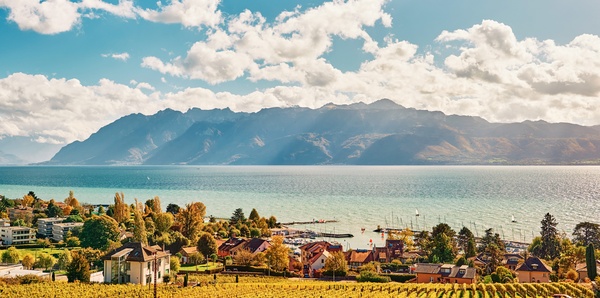 Lavaux vineyards Geneva Switzerland